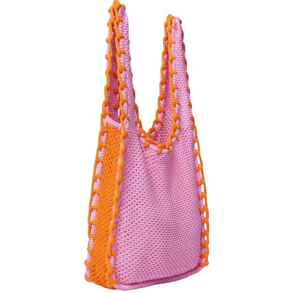 New SOLID & STRIPED The Market Pink Tote - Picture 2 of 4